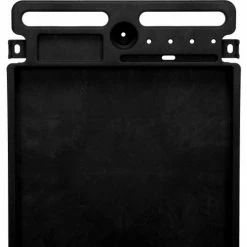 Global Industrial Plastic Utility Cart w/2 Tray Shelves, 44"L x 25-1/2"W x 32-1/2"H, Black -Utility Carts Elegant store 800342 24