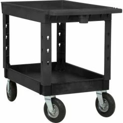 Global Industrial™ Utility Cart w/2 Shelves & 8" Casters, 44"L x 25-1/2"W x 32-1/2"H, Black -Utility Carts Elegant store 800344 14