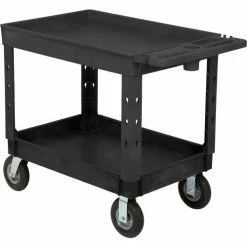 Global Industrial™ Utility Cart w/2 Shelves & 8" Casters, 44"L x 25-1/2"W x 32-1/2"H, Black -Utility Carts Elegant store 800344 15