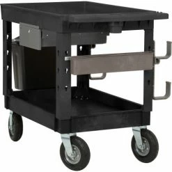 Global Industrial™ Utility Cart w/2 Shelves & 8" Casters, 44"L x 25-1/2"W x 32-1/2"H, Black -Utility Carts Elegant store 800344 17