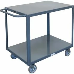 Global Industrial™ Steel Utility Cart w/2 Shelves, 1200 lb. Capacity, 30"L x 18"W x 35"H