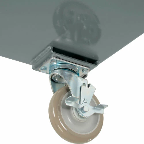 Global Industrial Steel Utility Cart w/3 Tray Shelves, 1200 lb. Capacity, 36"L x 24"W x 35"H 5 Global Industrial Steel Utility Cart w/3 Tray Shelves, 1200 lb. Capacity, 36"L x 24"W x 35"H - Image 5