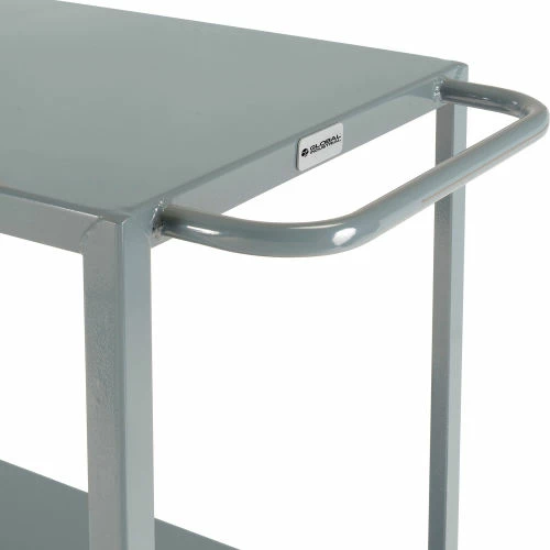Global Industrial Steel Utility Cart w/ 2 Shelves, 1200 lb. Capacity, 36"L x 24"W x 35"H 4 Global Industrial Steel Utility Cart w/ 2 Shelves, 1200 lb. Capacity, 36"L x 24"W x 35"H - Image 4