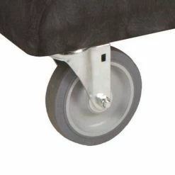 Rubbermaid® Plastic Flat Top Utility Cart, 2 Shelf, 54"Lx25"W, 5" Casters, Black -Utility Carts Elegant store 984938 03