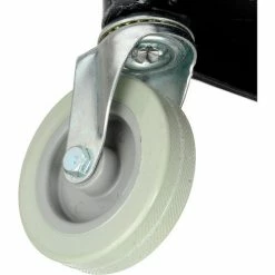 Luxor® Service Cart, Aluminum Posts, 3 Shelf, 40-1/2"Lx19-3/4"W, Black -Utility Carts Elegant store 987383 06