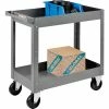 Global Industrial™ Steel Stock Cart w/2 Shelves, 500 lb. Capacity, 30"L x 16"W x 32"H