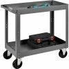 Global Industrial™ Steel Stock Cart w/2 Shelves, 800 lb. Capacity, 30"L x 16"W x 32"H