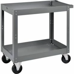 Global Industrial™ Steel Stock Cart w/2 Shelves, 800 lb. Capacity, 30"L x 16"W x 32"H -Utility Carts Elegant store 988837 03