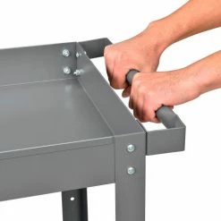 Global Industrial™ Steel Stock Cart w/2 Shelves, 800 lb. Capacity, 30"L x 16"W x 32"H -Utility Carts Elegant store 988837 05