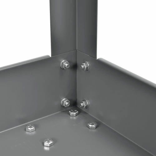 Global Industrial Steel Stock Cart w/2 Shelves, 500 lb. Capacity, 36"L x 24"W x 32"H 11 Global Industrial Steel Stock Cart w/2 Shelves, 500 lb. Capacity, 36"L x 24"W x 32"H - Image 11