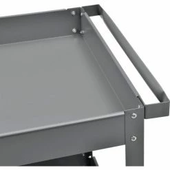 Global Industrial Stock Cart w/1 Drawer & 2 Shelves, 500 lb. Cap, 36"L x 24"W x 32"H, Gray 22 Global Industrial Stock Cart w/1 Drawer & 2 Shelves, 500 lb. Cap, 36"L x 24"W x 32"H, Gray -Utility Carts Elegant store 988841 05