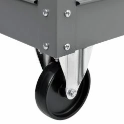 Global Industrial™ Stock Cart w/2 Drawers & 2 Shelves, 500 lb. Cap, 36"L x 24"W x 32"H, Gray -Utility Carts Elegant store 988842 13