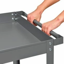 Global Industrial™ Steel Stock Cart w/2 Shelves, 800 lb. Capacity, 36"L x 24"W x 32"H -Utility Carts Elegant store 988843 05