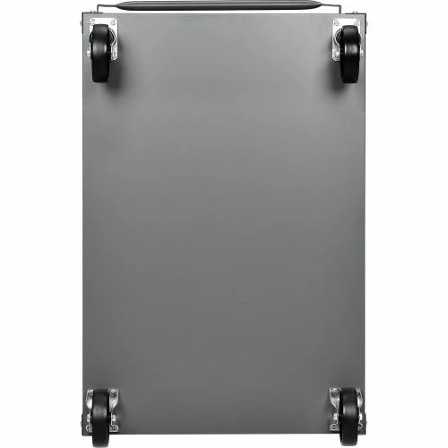 Global Industrial Stock Cart w/1 Drawer & 2 Shelves, 800 lb. Cap, 36"L x 24"W x 32"H, Gray 10 Global Industrial Stock Cart w/1 Drawer & 2 Shelves, 800 lb. Cap, 36"L x 24"W x 32"H, Gray - Image 10