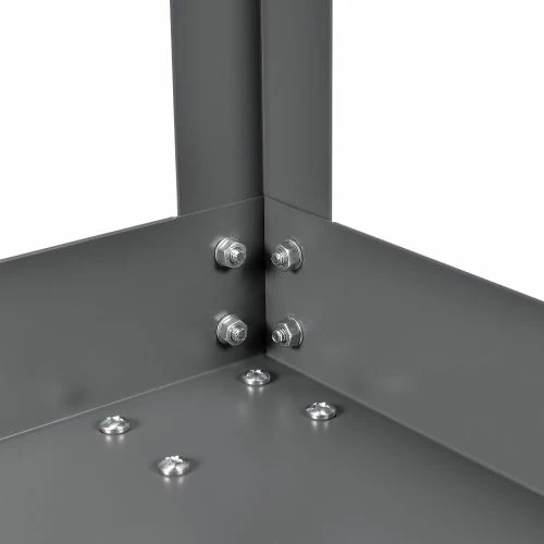 Global Industrial Stock Cart w/1 Drawer & 2 Shelves, 800 lb. Cap, 36"L x 24"W x 32"H, Gray 12 Global Industrial Stock Cart w/1 Drawer & 2 Shelves, 800 lb. Cap, 36"L x 24"W x 32"H, Gray - Image 12