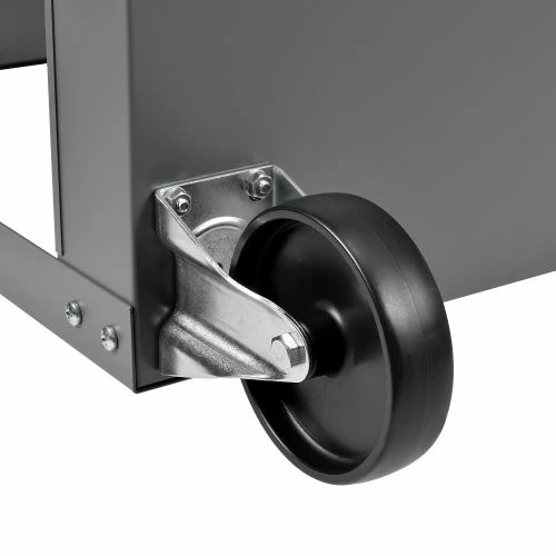 Global Industrial Stock Cart w/1 Drawer & 2 Shelves, 800 lb. Cap, 36"L x 24"W x 32"H, Gray 15 Global Industrial Stock Cart w/1 Drawer & 2 Shelves, 800 lb. Cap, 36"L x 24"W x 32"H, Gray - Image 15