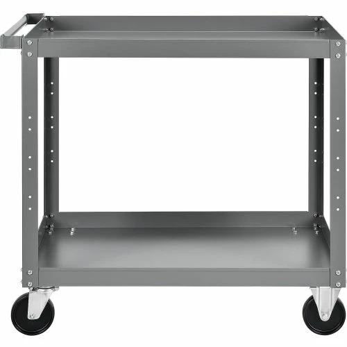 Global Industrial Steel Stock Cart w/2 Shelves, 500 lb. Capacity, 36"L x 24"W x 36"H 3 Global Industrial Steel Stock Cart w/2 Shelves, 500 lb. Capacity, 36"L x 24"W x 36"H - Image 3