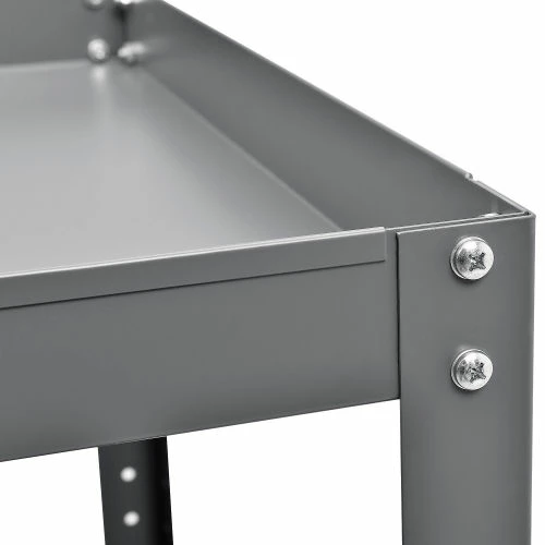 Global Industrial Steel Stock Cart w/2 Shelves, 500 lb. Capacity, 36"L x 24"W x 36"H 8 Global Industrial Steel Stock Cart w/2 Shelves, 500 lb. Capacity, 36"L x 24"W x 36"H - Image 8