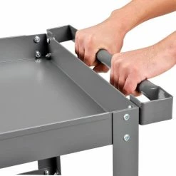 Global Industrial™ Steel Stock Cart w/3 Shelves, 800 lb. Capacity, 30"L x 18"W x 36"H -Utility Carts Elegant store 988849 07