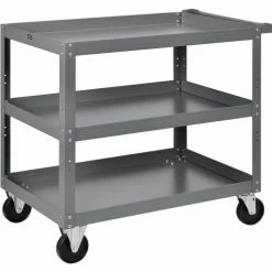 Global Industrial Steel Stock Cart w/3 Shelves, 800 lb. Capacity, 36"L x 24"W x 36"H 18 Global Industrial Steel Stock Cart w/3 Shelves, 800 lb. Capacity, 36"L x 24"W x 36"H -Utility Carts Elegant store 988850 03