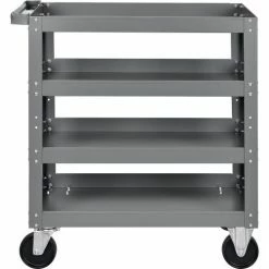 Global Industrial™ Steel Stock Cart w/4 Shelves, 800 lb. Capacity, 30"L x 18"W x 36"H -Utility Carts Elegant store 988851 02