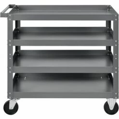 Global Industrial Steel Stock Cart w/4 Shelves, 800 lb. Capacity, 36"L x 24"W x 36"H -Utility Carts Elegant store 988852 02
