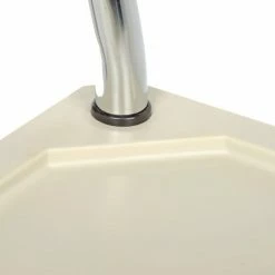 Nexel® Plastic Utility Cart w/3 Shelves & Poly Casters, 900 lb. Cap, 48"L x 24"W x 39"H, Tan -Utility Carts Elegant store B2256467 10