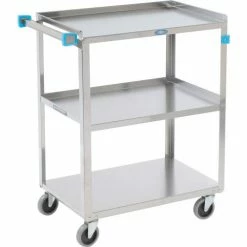 Lakeside® Steel Utility Cart w/3 Shelves, 300 lb. Capacity, 30-3/4"L x 18-3/8"W x 33"H