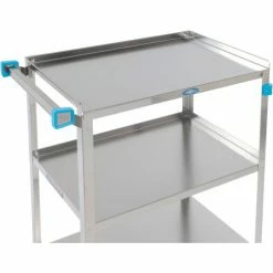 Lakeside® Steel Utility Cart w/3 Shelves, 300 lb. Capacity, 27-1/2"L x 16-1/4"W x 32-1/8"H -Utility Carts Elegant store B236493 06