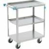 Lakeside® Steel Utility Cart w/3 Shelves, 500 lb. Capacity, 39-1/4"L x 23-3/8"W x 49-1/4"H