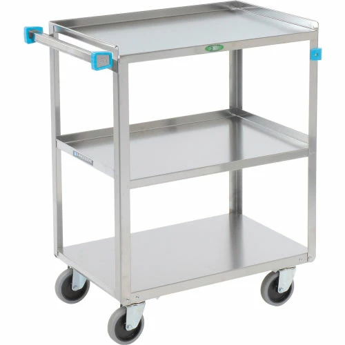 Lakeside® Steel Utility Cart w/3 Shelves, 500 lb. Capacity, 39-1/4"L x 23-3/8"W x 49-1/4"H 1 Lakeside® Steel Utility Cart w/3 Shelves, 500 lb. Capacity, 39-1/4"L x 23-3/8"W x 49-1/4"H