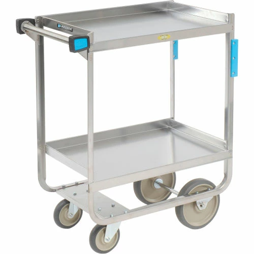 Lakeside® Steel Utility Cart w/2 Shelves, 700 lb. Cap, 38-5/8"L x 22-3/8"W x 37-1/8"H 1 Lakeside® Steel Utility Cart w/2 Shelves, 700 lb. Cap, 38-5/8"L x 22-3/8"W x 37-1/8"H