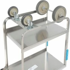 Lakeside® Steel Utility Cart w/2 Shelves, 700 lb. Capacity, 32-5/8"L x 19-3/8"W x 34-1/2"H -Utility Carts Elegant store B236528 09 9