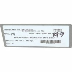 Lakeside® Steel Utility Cart w/2 Shelves, 700 lb. Cap, 35-1/2"L x 19-3/8"W x 35-1/2"H -Utility Carts Elegant store B236528 15 4