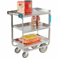 Lakeside® Steel Utility Cart w/3 Shelves, 700 lb. Cap, 35-1/2"L x 19-3/8"W x 35-1/2"H -Utility Carts Elegant store B236529 02 8