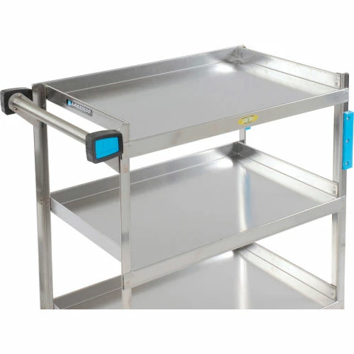 Lakeside® Steel Utility Cart w/3 Shelves, 700 lb. Cap, 37-1/8"L x 22-3/8"W x 37-1/8"H 11 Lakeside® Steel Utility Cart w/3 Shelves, 700 lb. Cap, 37-1/8"L x 22-3/8"W x 37-1/8"H - Image 11