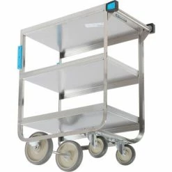 Lakeside® Steel Utility Cart w/3 Shelves, 700 lb. Cap, 38-5/8"L x 22-3/8"W x 37-1/8"H -Utility Carts Elegant store B236529 12 1