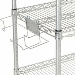 Nexelate® Curbside Cart w/3 Shelves & Polyurethane Casters, 48"L x 18"W x 40"H -Utility Carts Elegant store B2370820 06