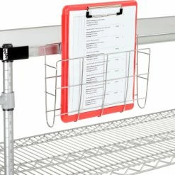 Nexelate® Curbside Cart w/3 Shelves & Polyurethane Casters, 48"L x 18"W x 40"H -Utility Carts Elegant store B2370820 07