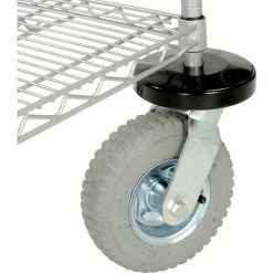 Nexelate® Curbside Cart w/3 Wire Shelves & Pneumatic Casters, 48"L x 18"W x 43"H 25 Nexelate® Curbside Cart w/3 Wire Shelves & Pneumatic Casters, 48"L x 18"W x 43"H -Utility Carts Elegant store B2371589 10