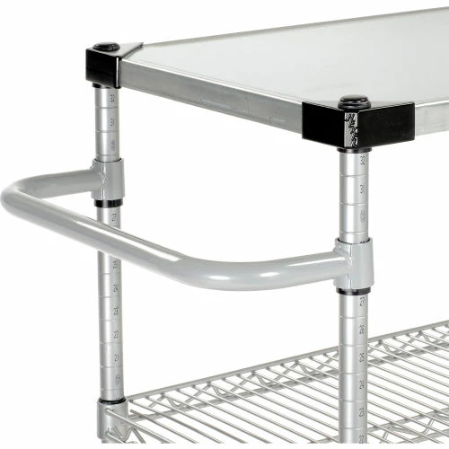 Nexelate® Curbside Cart w/3 Shelves & Pneumatic Casters, 48"L x 18"W x 43"H 3 Nexelate® Curbside Cart w/3 Shelves & Pneumatic Casters, 48"L x 18"W x 43"H - Image 3