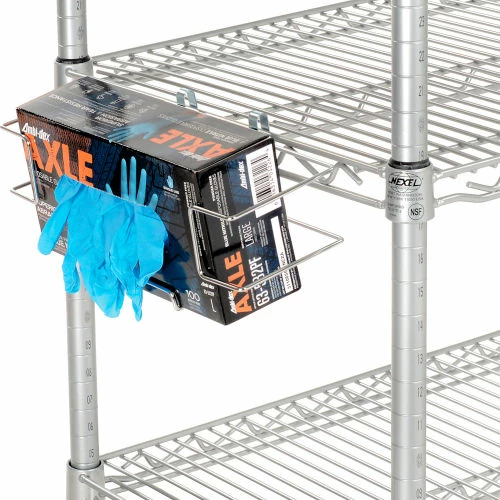 Nexelate® Curbside Cart w/3 Shelves & Pneumatic Casters, 48"L x 18"W x 43"H 6 Nexelate® Curbside Cart w/3 Shelves & Pneumatic Casters, 48"L x 18"W x 43"H - Image 6