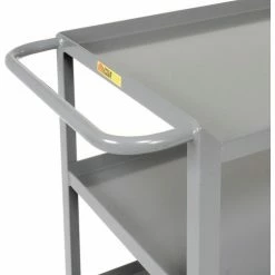 Little Giant® Mobile Workstation w/3 Shelves, 1200 lb. Capacity, 36"L x 24"W x 34"H, Gray -Utility Carts Elegant store B288007 05 1