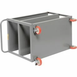 Little Giant® Mobile Workstation w/3 Shelves, 1200 lb. Capacity, 48"L x 24"W x 34"H, Gray -Utility Carts Elegant store B288007 08