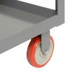 Little Giant® Mobile Workstation w/3 Shelves, 1200 lb. Capacity, 48"L x 24"W x 34"H, Gray -Utility Carts Elegant store B288007 10