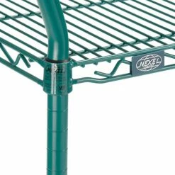Nexel® Utility Cart, 2 Shelf, Poly-Green®, 36"L x 18"W x 39"H, Polyurethane Rigid Casters -Utility Carts Elegant store B3050398 07