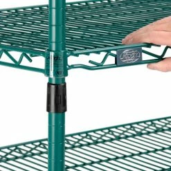 Nexel® Utility Cart, 3 Shelf, Poly-Green®, 36"L x 24"W x 42"H, Pneumatic Rigid Casters 19 Nexel® Utility Cart, 3 Shelf, Poly-Green®, 36"L x 24"W x 42"H, Pneumatic Rigid Casters -Utility Carts Elegant store B3050515 06