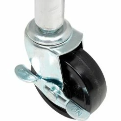 Luxor Wire Transport Cart, 400 lb. Capacity, 30"L x 18"W x 30"H, Silver -Utility Carts Elegant store B379270 07