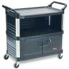 Rubbermaid® Xtra Service Cart w/3 Shelves, 300 lb. Cap, 40-5/8"L x 20-3/4"W x 37-13/16"H