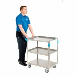 Carlisle® Steel Utility Cart, 300 lb. Capacity, 27"L x 18"W x 33-3/8"H -Utility Carts Elegant store B642458 05